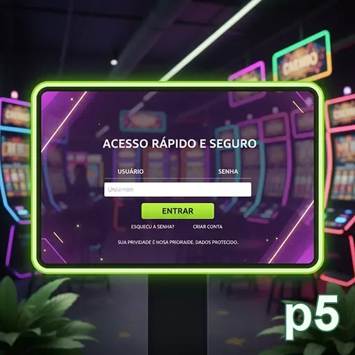 Tela do p5 com Pix para depósitos e saques